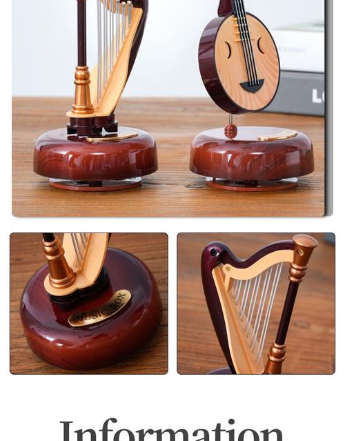 古典樂器迷你八音盒擺件裝飾品家居創(chuàng)意禮品外貿(mào)批發(fā)跨境電商貨源_浩